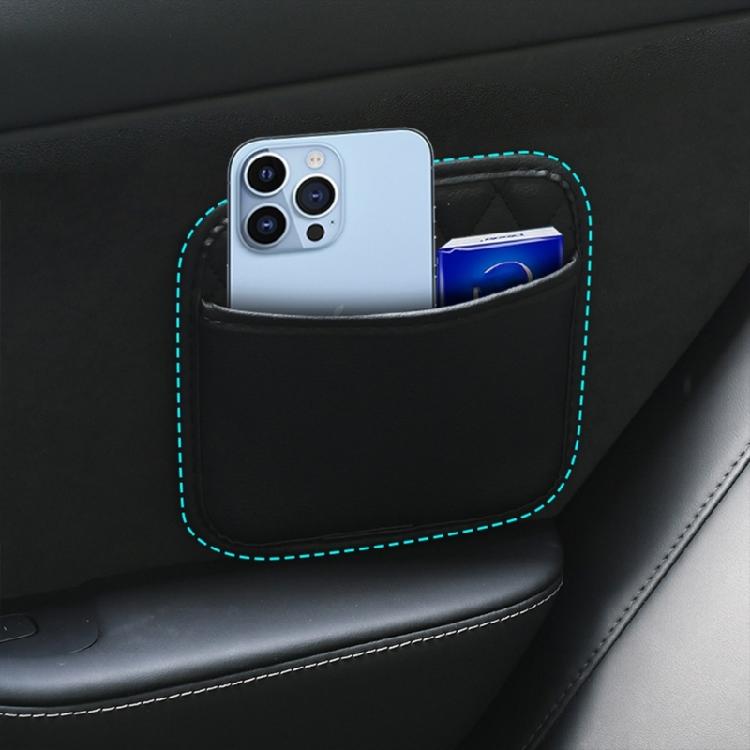 Multifunctional Leather Storage Organizers Bag Suitable for Cars Daily Commute Ensuring Orderly Arrangement of