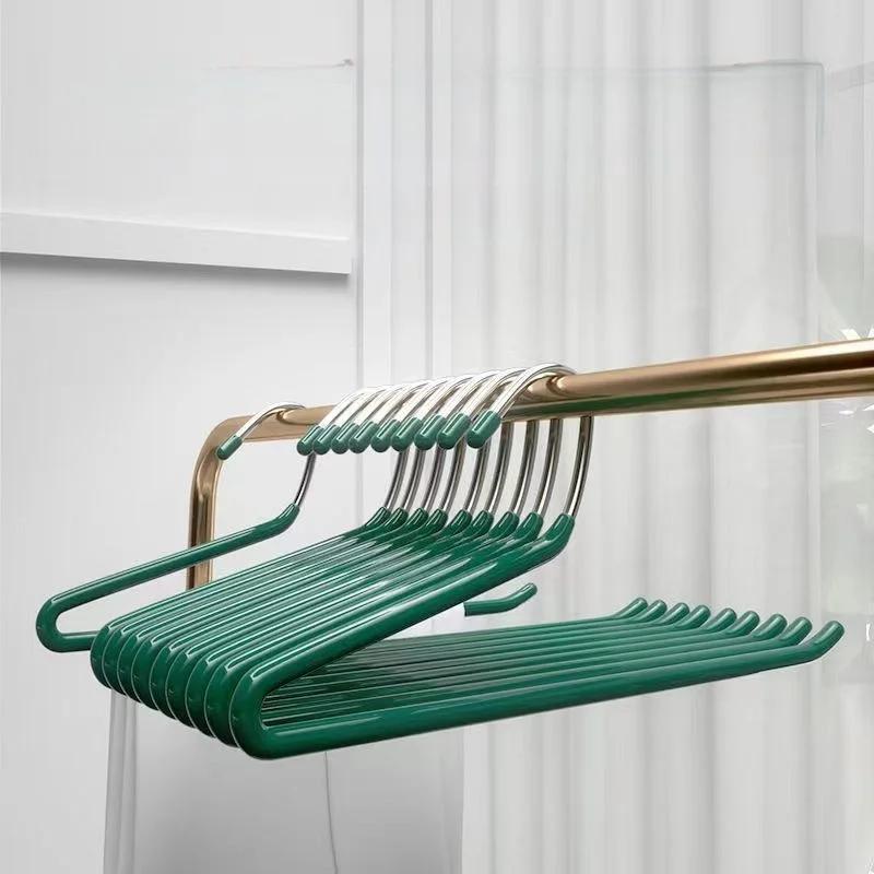 Z-Shape Non-Slip Trouser Rack Goose Type Dip Plastic Pants Rack Wardrobe Towel Scarf Storage Hangers Gym Pants Storage Rack