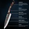 Stainless Steel Santoku Utility Knife Sharp Sashimi Knife Kitchen Utensils Sets Multipurpose Knife Professional Chef Knife
