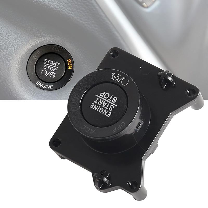 Black Car Engine Switch Ignition Push Button Fit for Jeep Cherokee 2014-2023 1VB70DX9AC/6CK47DX9AC