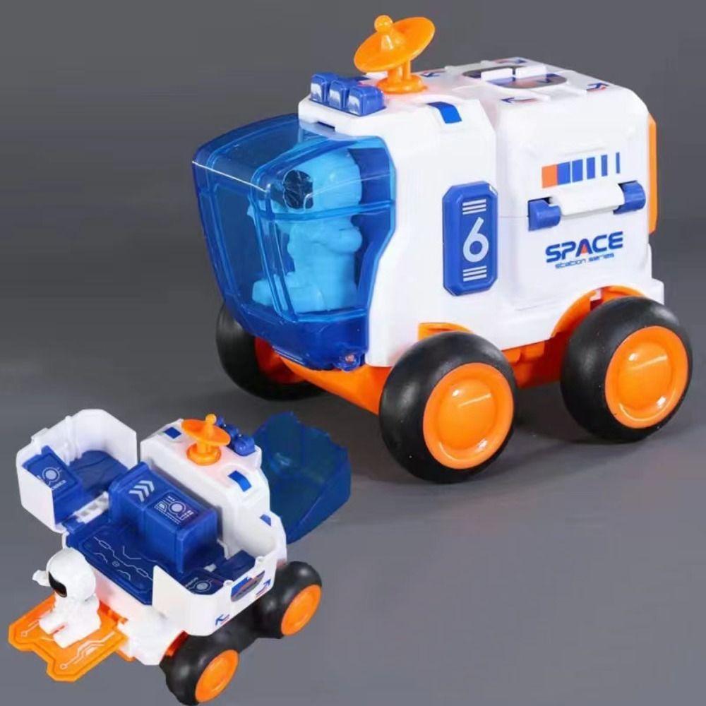 Spaceship Space Exploration Toys Space Vehicle Rocket Inertia Car Toy Educational Gifts