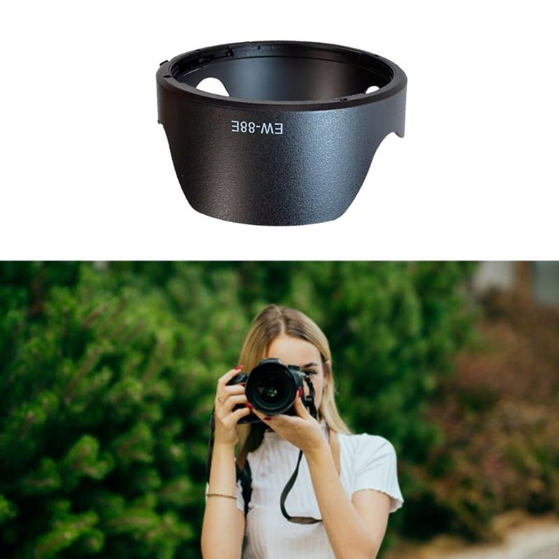 EW-88E Lens Hood Practical Camera Lens Cover Replacement for RF 24-70mm F2.8 L IS 82mm Lens