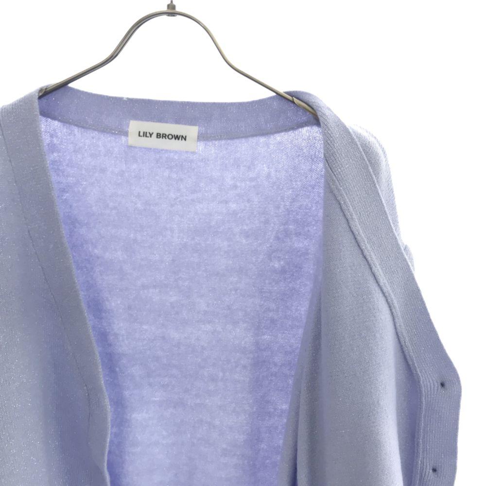 Unbenutzt Lily Brown Langarm Strickjacke F Lila LFKB225236 Damen Gebraucht