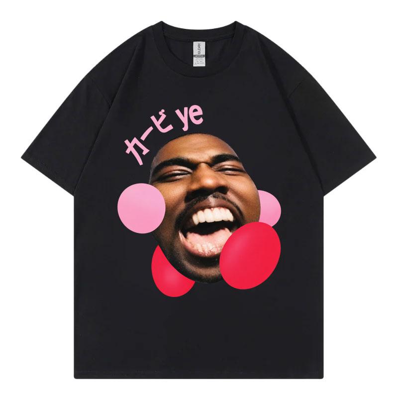 Rapper Kanye West Funny Meme Graphic T Shirts Unisex Unisex Hip Hop Vintage Short Sleeve TShirts Fashion Casual 100Cotton TShirt