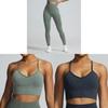 Aerobic Fitness Set With Moisture Wicking Fabric For Women Running And Yoga Practice