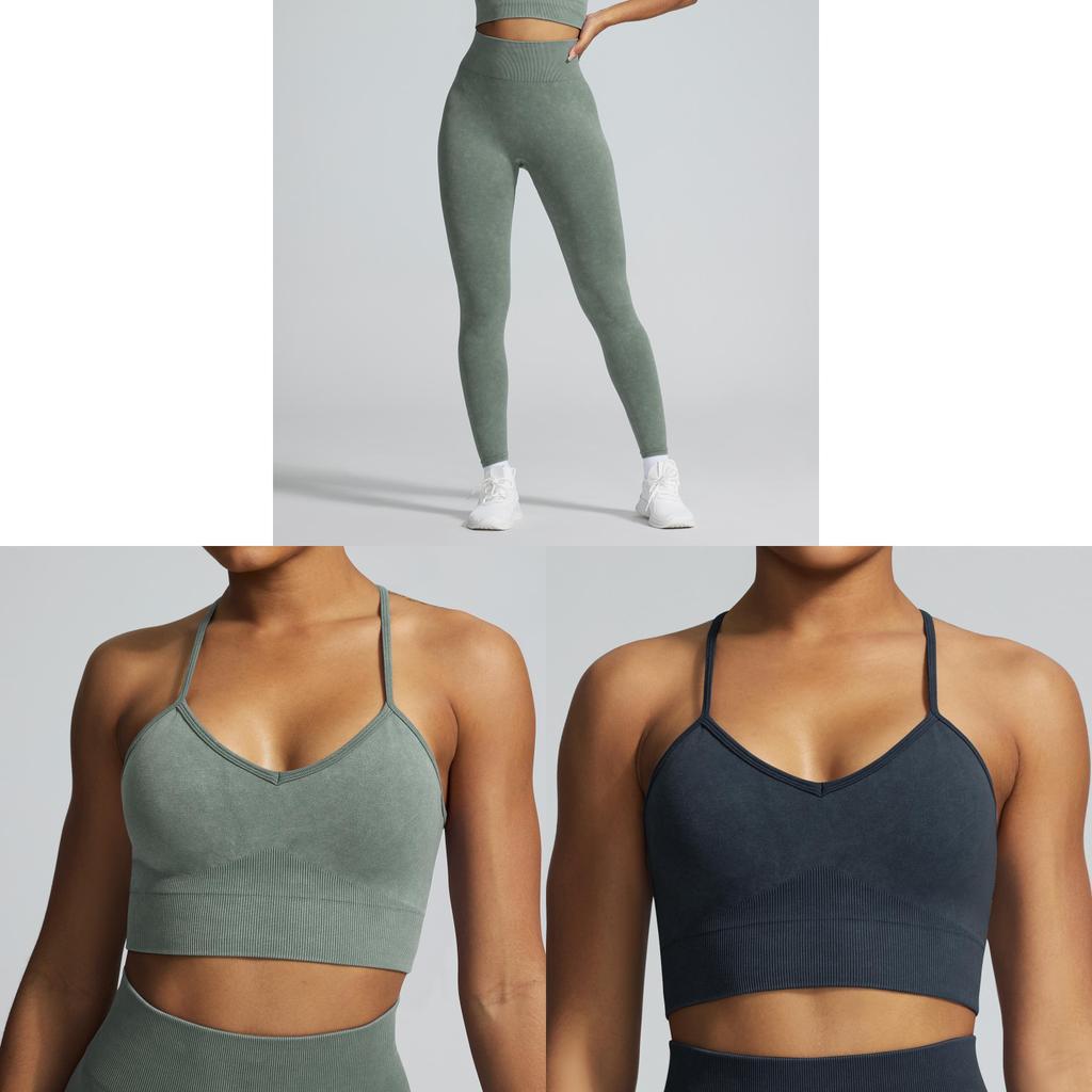 Aerobic Fitness Set With Moisture Wicking Fabric For Women Running And Yoga Practice