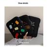Korean Cute Embroidered Anti-Collision Tablet & iPad Bag with Fleece Lining (11/13/14 Inch)