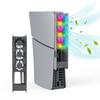 JYS JYS-P5228 For Sony PS5 Pro/Slim Console Cooling Fan Smart Temperature Control Rear Fan with RGB Light