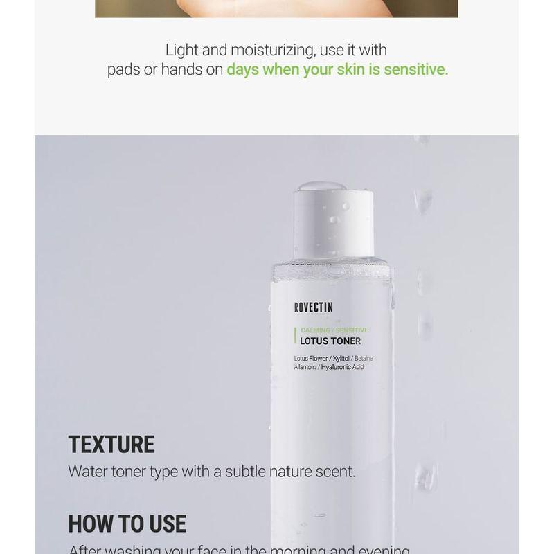 ROVECTIN - Calming Sensitive Lotus Toner