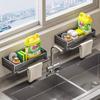 Wall-Mounted Kitchen Sink Organizer Caddy