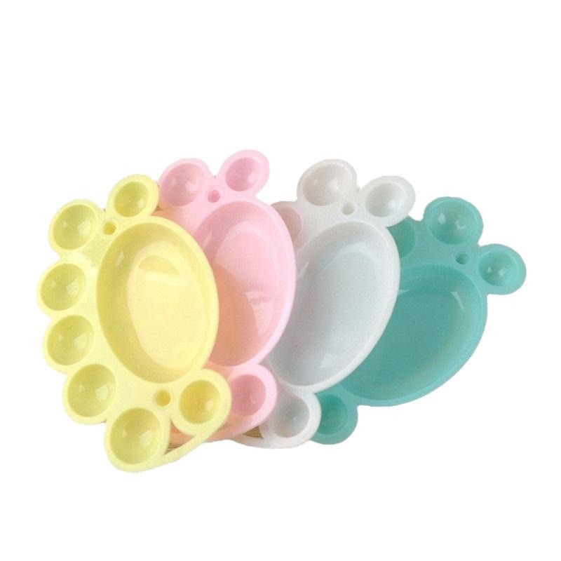 Disposable White Plastic Painting Palette for Acrylic and Oil Paints