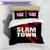 3pcs Duvet Cover Set (1*Duvet Cover + 2*Pillowcase, Without Core), SLAM DUNK Print Bedding Set, Bedroom Decor, All‑Season, Birthday Gift