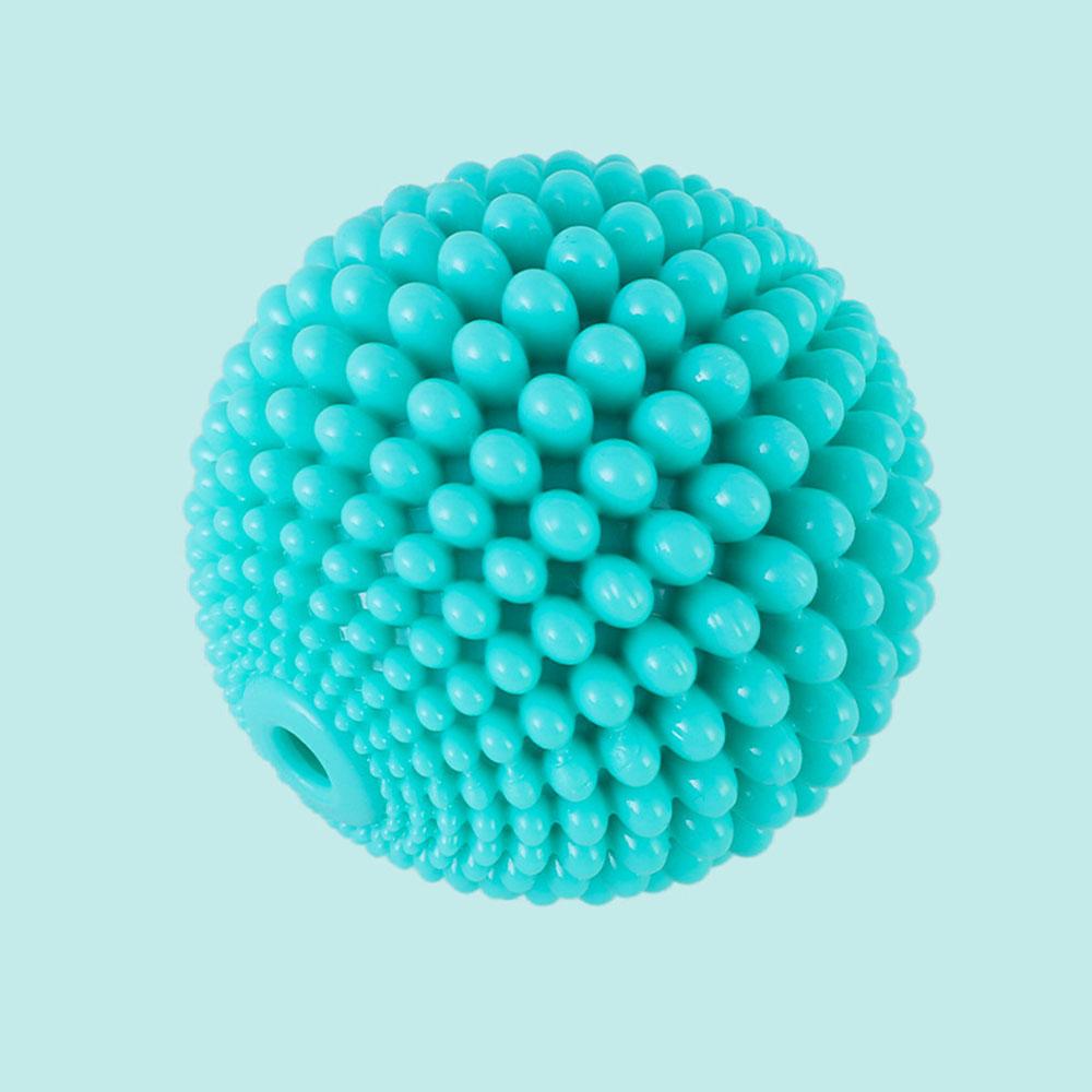 Pet Chew Toy Squeaky Corn Ball, Durable Dog Chewing Ball for Teeth Grinding & Cleaning, Puppy Boredom Relief Pet Supplies
