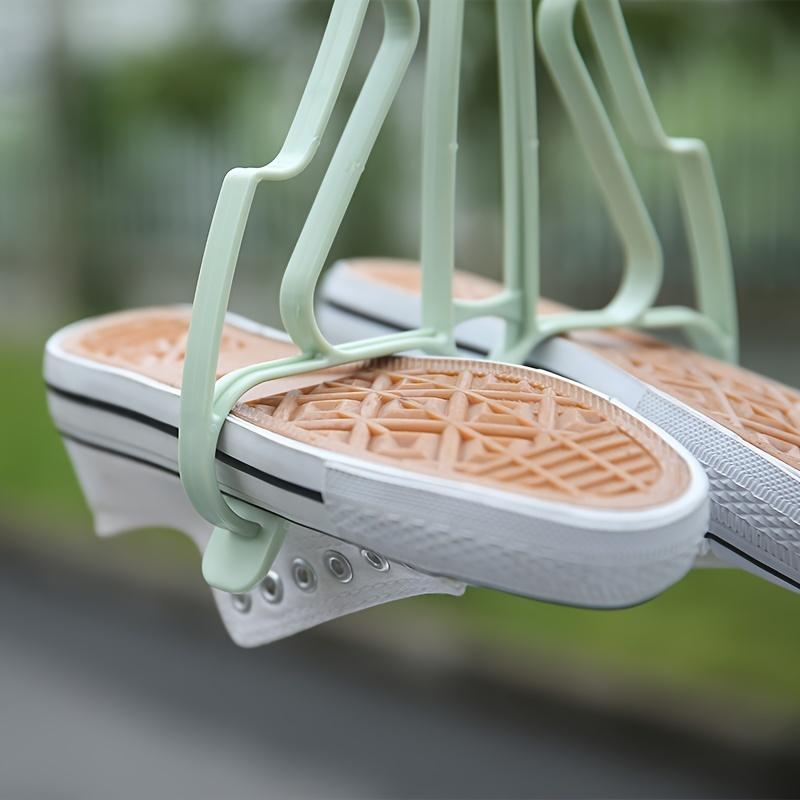 1PC Creative Shoe Drying Rack Thickened Pair of Shoe Hooks Balcony Shoe Rack Hanging Shoe Hook Shoe Rack Drying Rack зелёный 619₽