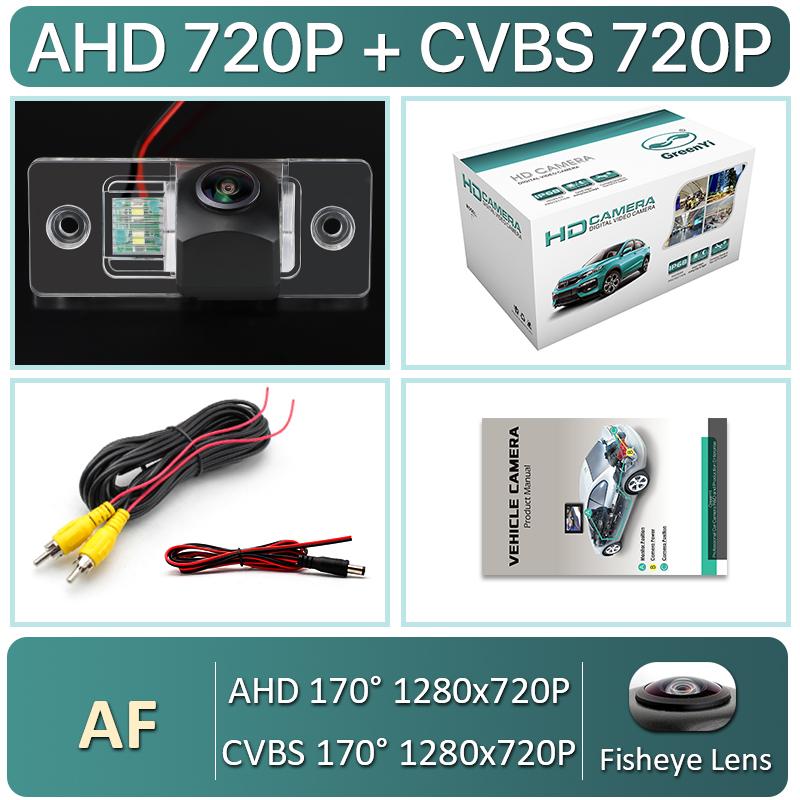 Cameră AHD 1920x1080P Fisheye Auto Marșarier Backup Vedere Spate Pentru Volkswagen VW Jetta Bora Polo Golf MK4 A4 MK5 A5 Golf 4 5