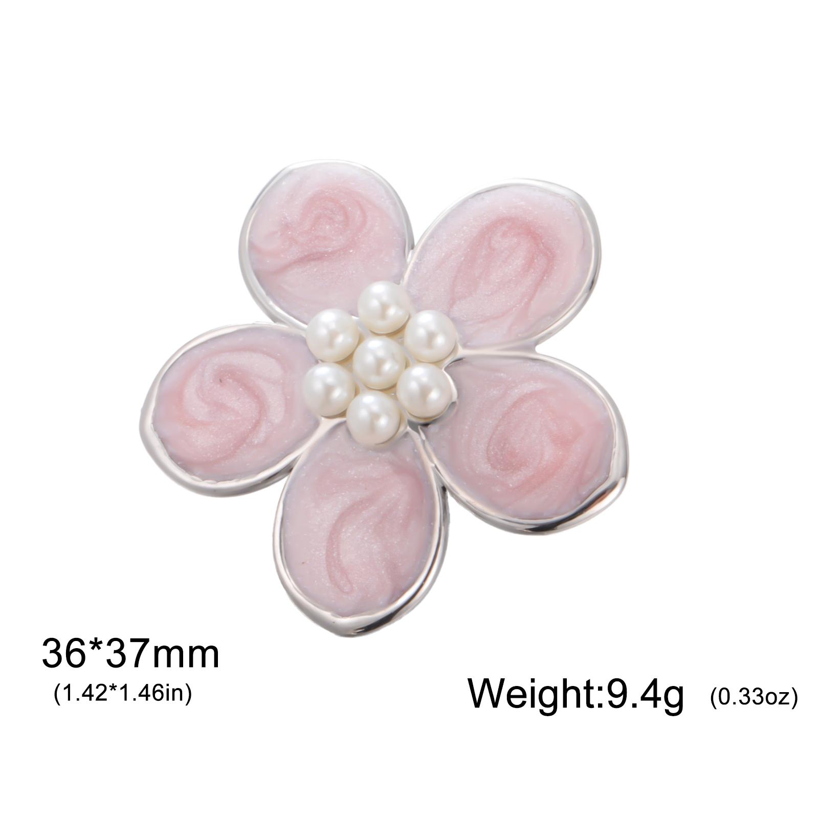 

Flower Women s Ring Stainless Steel Imitation Pearl Adjustable Rings Jewelry Party Anniversary Wedding Mother s Day Gifts Adjustable розовый