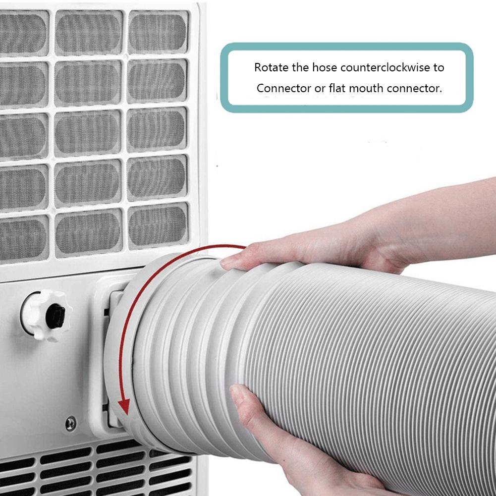 130/150mm Duct Extension Pipe Flexible Hose for Mobile Air Conditioner Exhaust Hose Vent Tube Pipe Connector Interface Adapter Air Filters 7