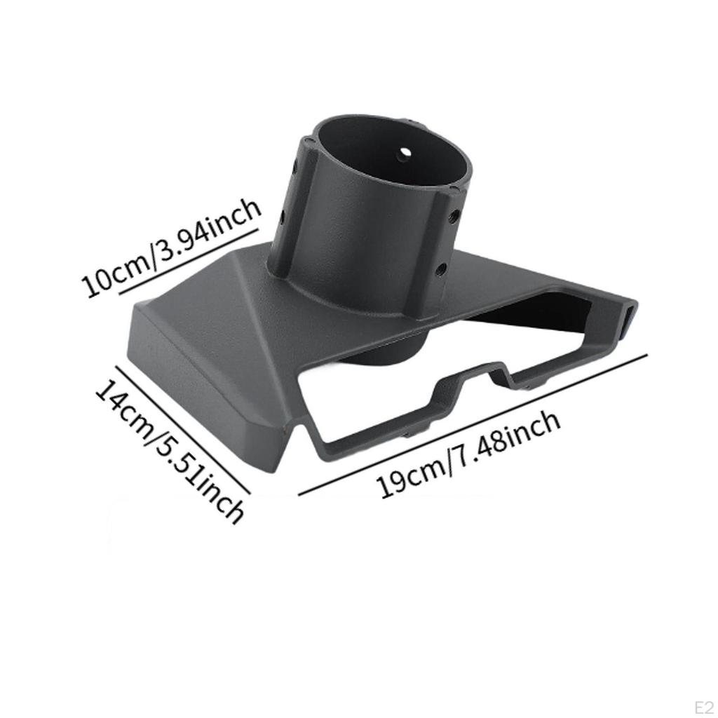 Satellite Pipe Adapter Mounting Aluminum Alloy Windproof Signal Bracket Roof Mount Kit