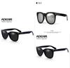 Black Classic Rimless Sunglasses With Premium Materials And Timeless Design For Men