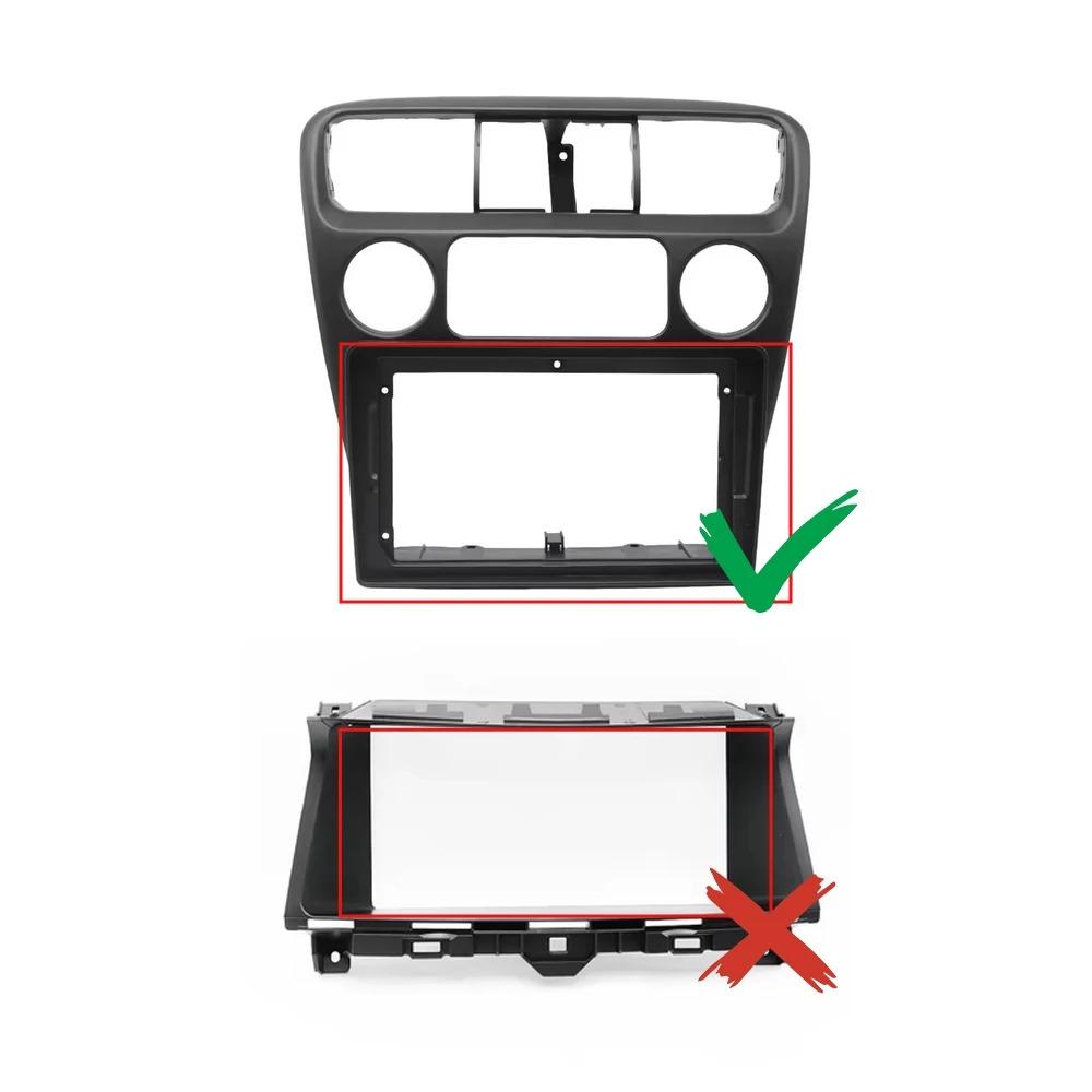 9 /10 INCH Change To 11.5/13 INCH ABS+PC Car Audio GPS Carplay Android System Installation Frame Fascia Fitting Panel Kit