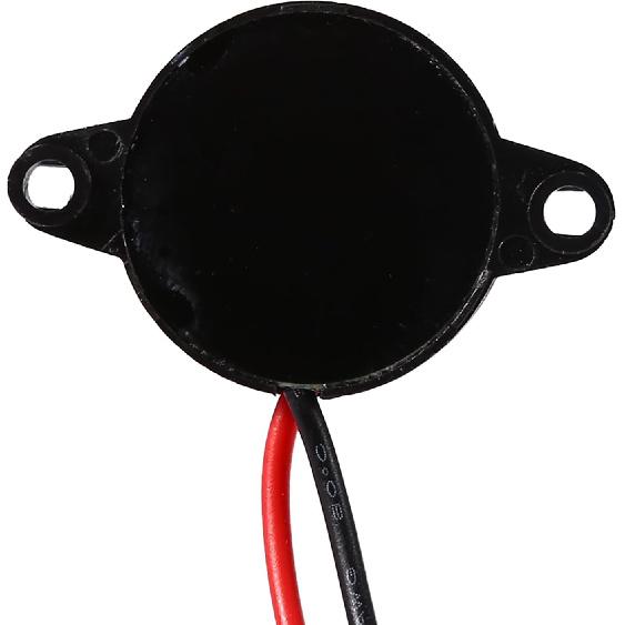 Alarm Buzzer, 3-24V Piezo Electronic Tone Buzzer Alarm Continuous Sound Cable Length 100mm Electronic Buzzer Alarm for Computers Printers