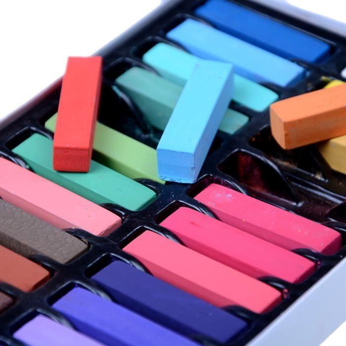 Cheveux non toxiques à la craie cheveux temporaires Color Dye's Soft pastels salon Set