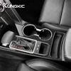 Real Soft Carbon Fiber Sticker For Kia Sportage 2017 2018    LHD Car Gear Shift Water Cup Panel Interior Trim