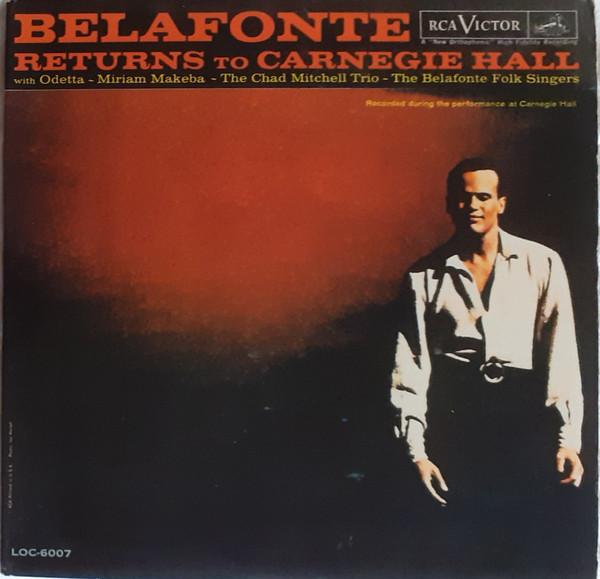 

LP Record HARRY BELAFONTE Belafonte Returns To Carnegie Hall LOC6007 RCA 1960 Japan Reggae Ska Dub Used