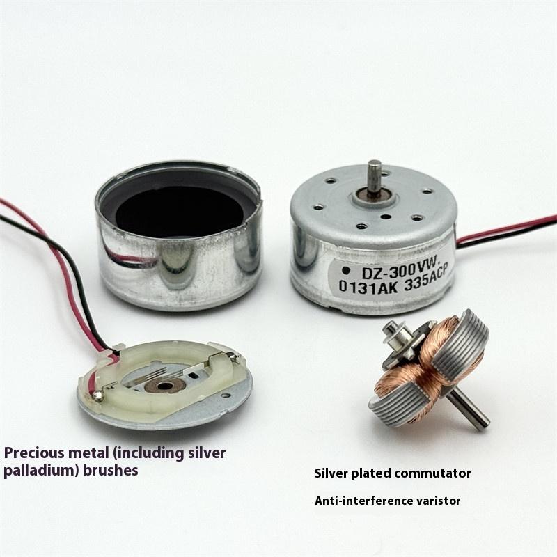 1 Piece 300 Micro Dc Motor 24Mm Round Spindle 2Mm Shaft 3V-6V 3.7V 5V 6V 7550Rpm For Diy Toys/Solar Power Models/Fan Projects