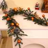 Bożonarodzeniowa Dekoracja Transgraniczna: Wiszący Ornament Śnieżny i Wiklinowy Ornament do Aranżacji Sceny w Centrum Handlowym