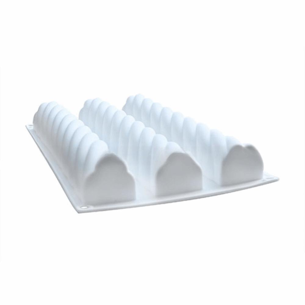 Twisted Hemp Pattern Cotton Candy Cake Mold Food-Grade Silicone Dessert Baking Tools  Universal