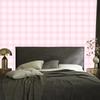 Pink Checkered Wallpaper, White and Powder Pink, for Living Room and Bedroom, 50x1000