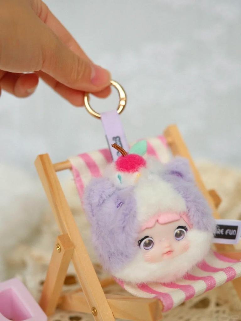 TRRCEPOS Nommi 100% Sweet Series Plush Blind Box  Lovebu-style Keychain, Lovebu-style Plush Toy, Plush Toy for Lovebu Lovers  Sweets & Ice