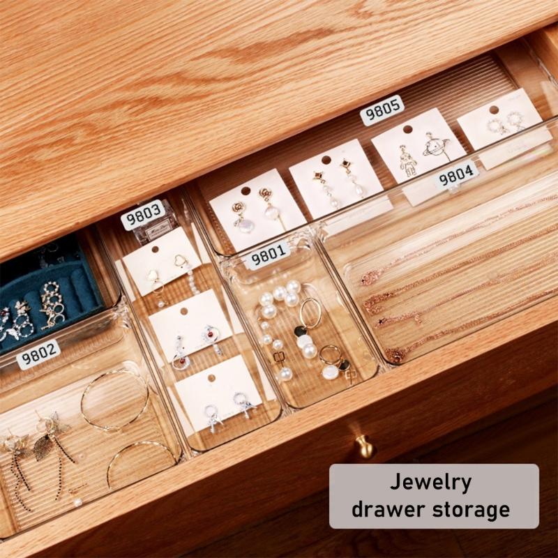 16/25 Pcs Kitchen Organiser Drawer Divider Drawer Organiser Dressing Table Organiser Make Up Organiser for Bedroom