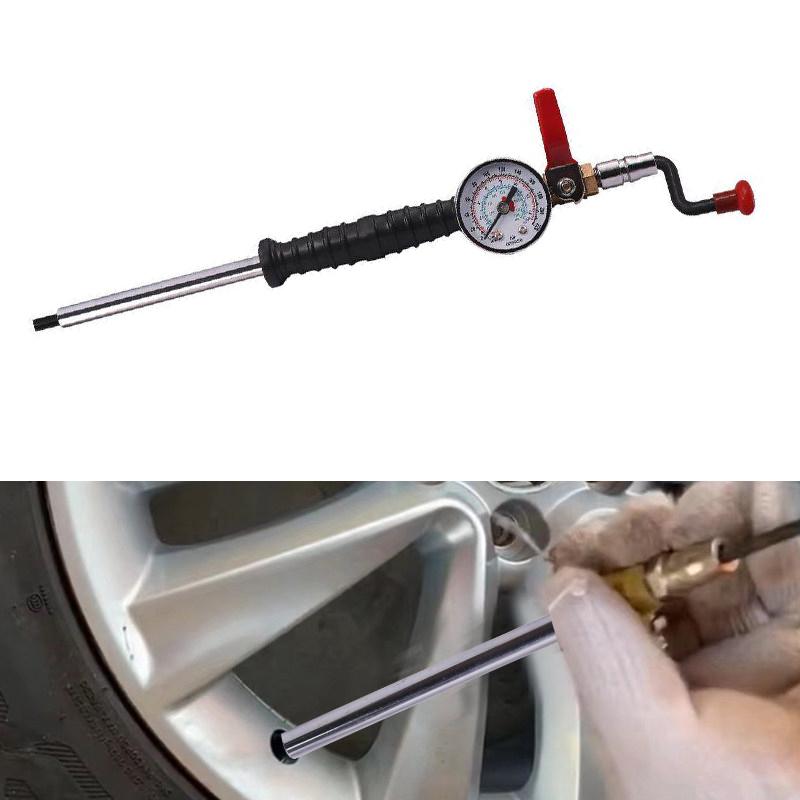 0-15Bar/220Psi Car Tire Inflator Rod With Tester Tire Pressure Gauge For Truck Motorcycle Repair Tools Universal Tyre Manometro