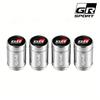 4Pcs Aluminum Alloy Tire Valve Caps Anti Leak Dust Cover Car Wheel Accessory For Toyota Hilux Corolla RAV4 Camry Highlander C-HR