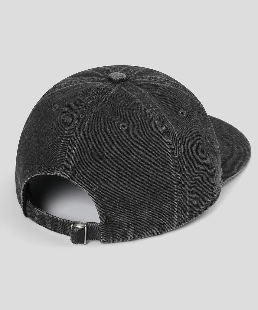 SLOW RECORD HOUSE Vintage Washed Rcrd Cap_Charcoal