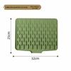 Tapete Drenante e Resistente ao Calor de Silicone para Bancada: Anti-Escaldante, Espessado, Antiderrapante, Multiuso para Cozinha.
