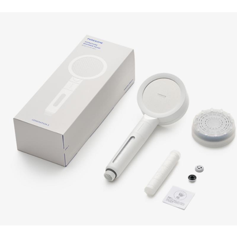 PureSome Signature Shower Head – Matte White, Korean