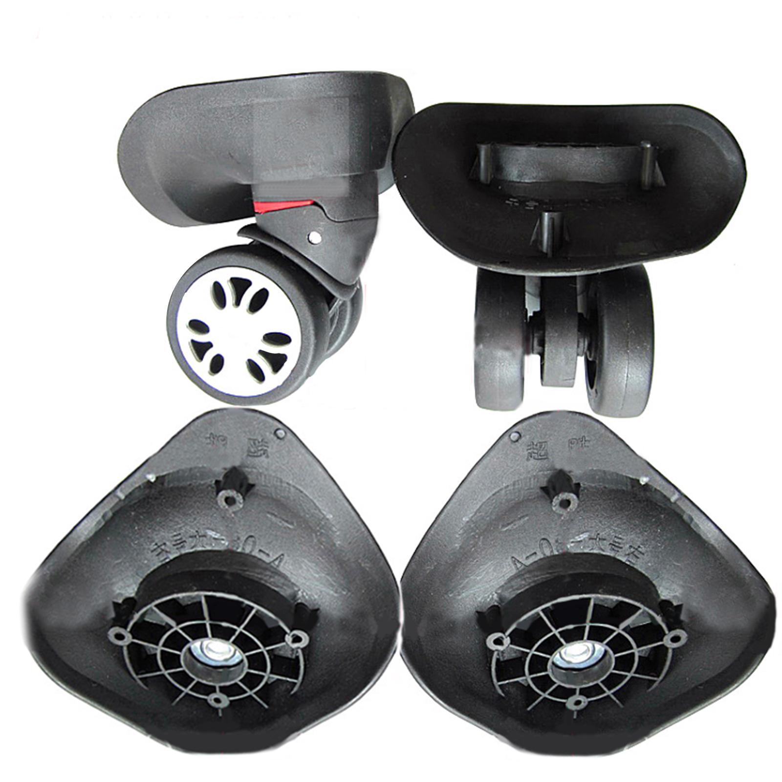 

1 пара A08 DIY чемодан багаж сменные ролики поворотные ремонтные аксессуары бесшумные роликовые колеса для дорожной сумки L чёрный