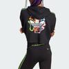 Adidas Originals Pride Crop Hoodie With Trefoil Logo Women Hoodies Black IU0050