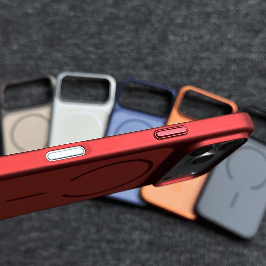 Soft Magnetic Suction Skin-Feel Phone Case for iPhone 17 Pro Max & Apple 16/15