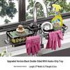 Kitchen Multifunctional Draining Rack & Sink Storage Basket for Sponge & Dishcloth