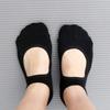 European & American Women's Non-Slip Backless Terry Yoga Pilates Socks - Cotton
