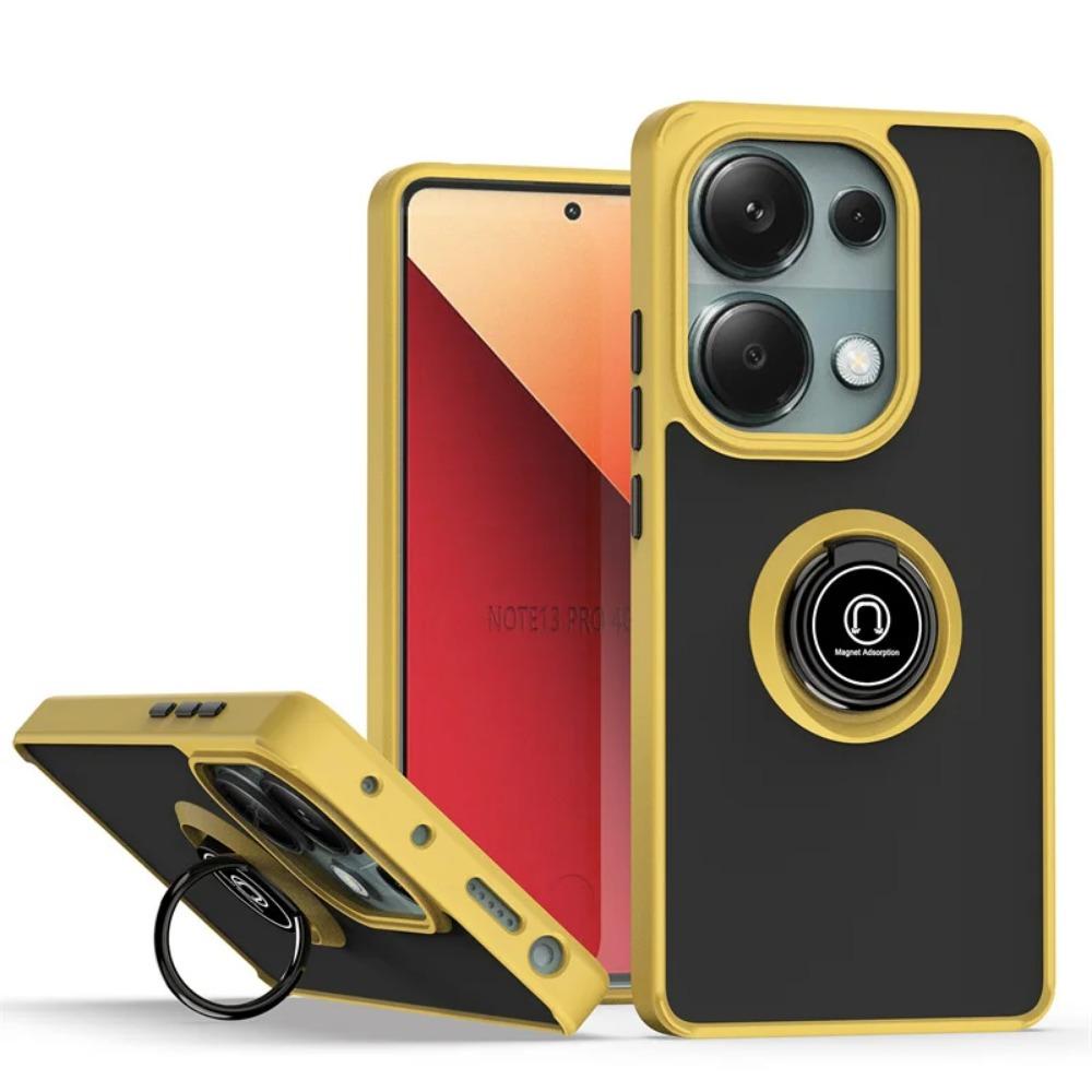 Armor Case for Xiaomi Redmi Note 13 Pro 5G Note 13 Pro+ Plus Protective Cover Ring Magnetic Holder Stand Business Full Protection