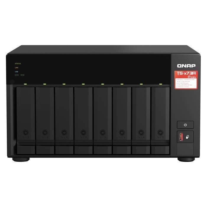 Úložný server (NAS) - QNAP - TS-873A-8G - 2,5GbE čtyřjádrový AMD Ryzen