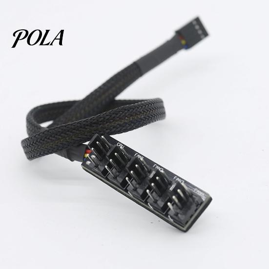 5 Yollu 4Pin CPU Soğutucu Kılıf PWM Soğutma Fanı Güç Kablosu Hub Splitter Adaptörü