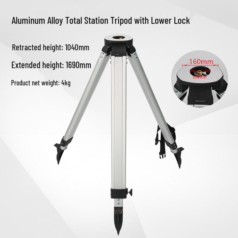 Aluminum Alloy Level Theodolite with Wooden Tripod - Drop-resistant for Engineering Surveying