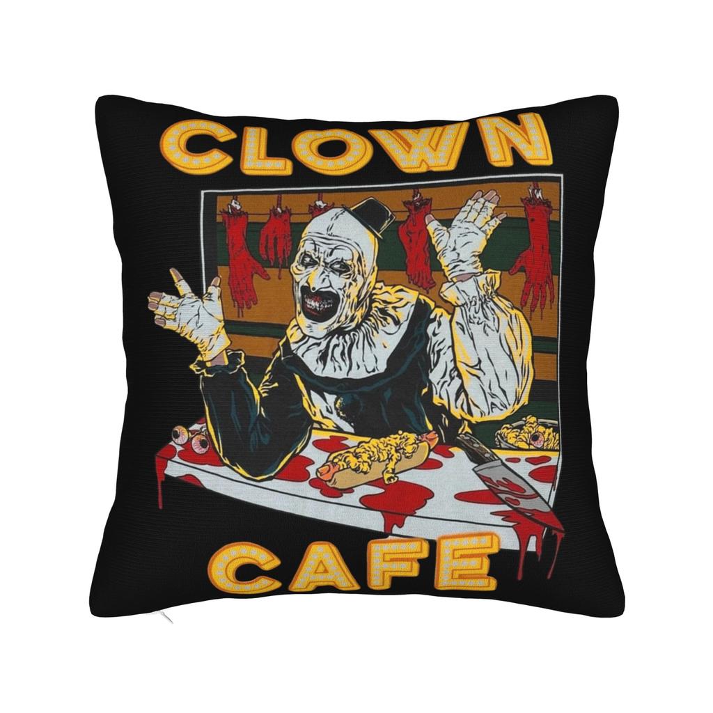 Terrifier Horror Movie Pillowcase Soft Polyester Cushion Cover Gift  Pillow Case Cover Home Zipper 45X45cm