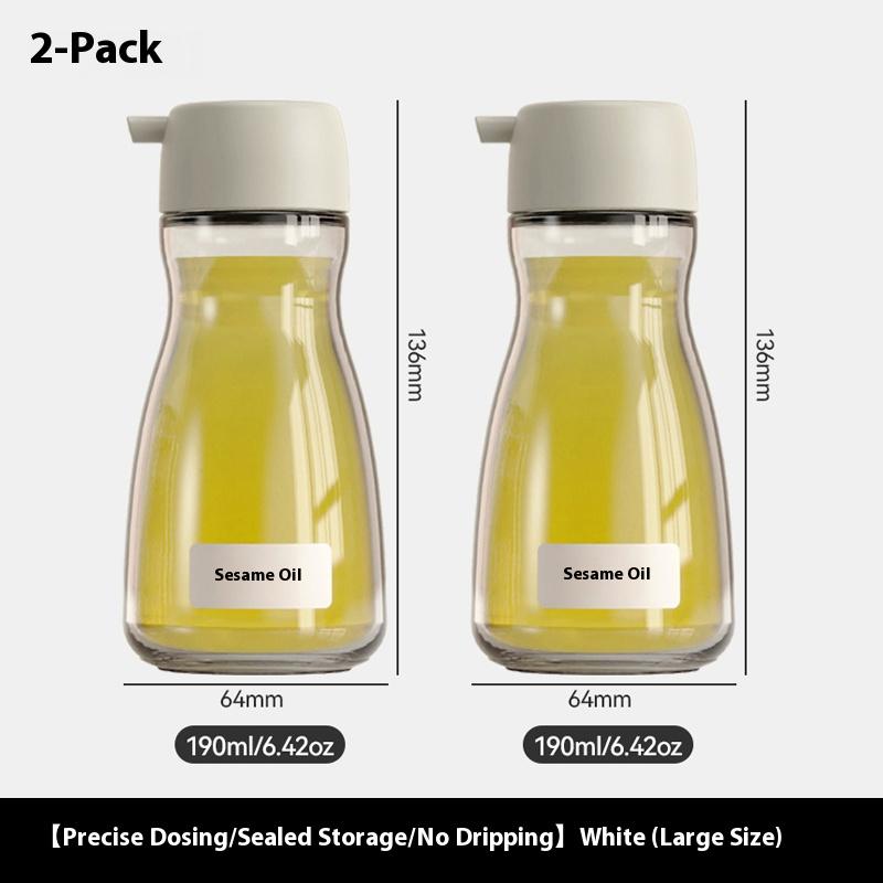Gianxi Japanese Style Glass Oil Pot Desktop Seasoning Bottle Kitchen Household Glass Soy Sauce Seasoning Can Oil Pot